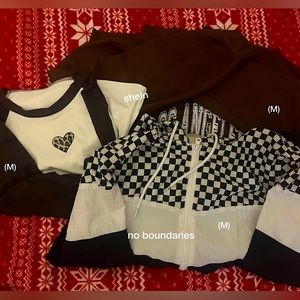 CLOSET DUMP!
Sizes: M 
Category: 
•Hoodie
•WindBreaker 
•Long sleeve